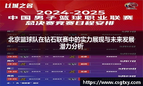 北京篮球队在钻石联赛中的实力展现与未来发展潜力分析