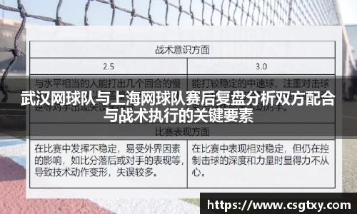 武汉网球队与上海网球队赛后复盘分析双方配合与战术执行的关键要素